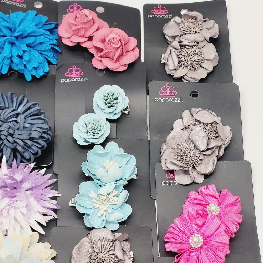 Paparazzi Mixed Hair Clips Lot of 31 New Variety of Colors And Styles - Picture 2 of 7